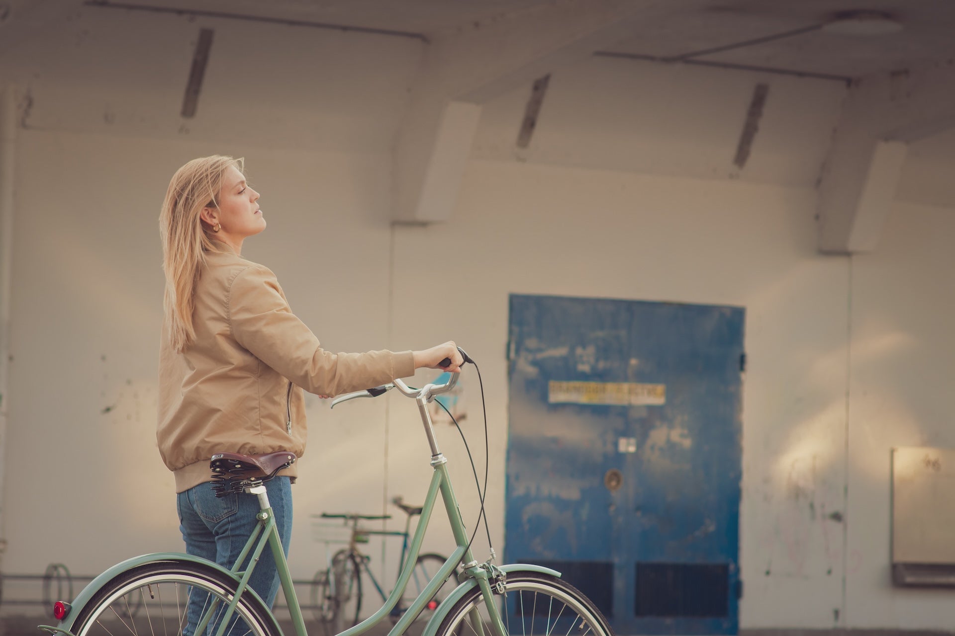 Vesterbro cyklen Dame Grøn Cykel Saxil