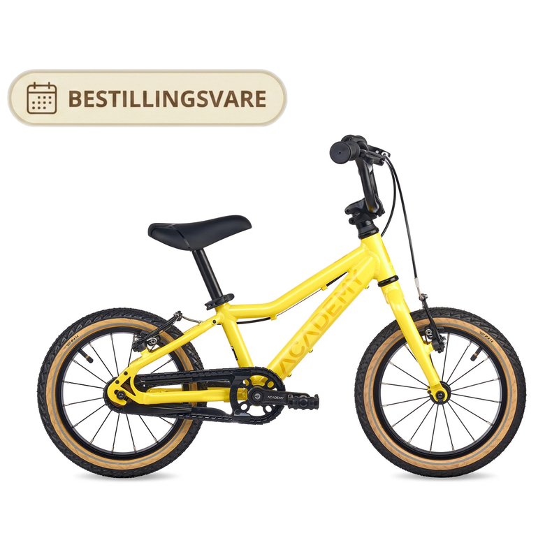 Academy - 14" Gul børnecykler COOLMOBILITY