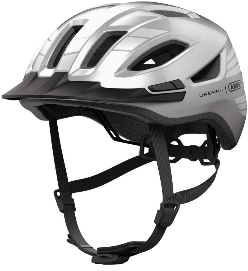 Abus Urban-I 4.0 signal silver hjelme Abus