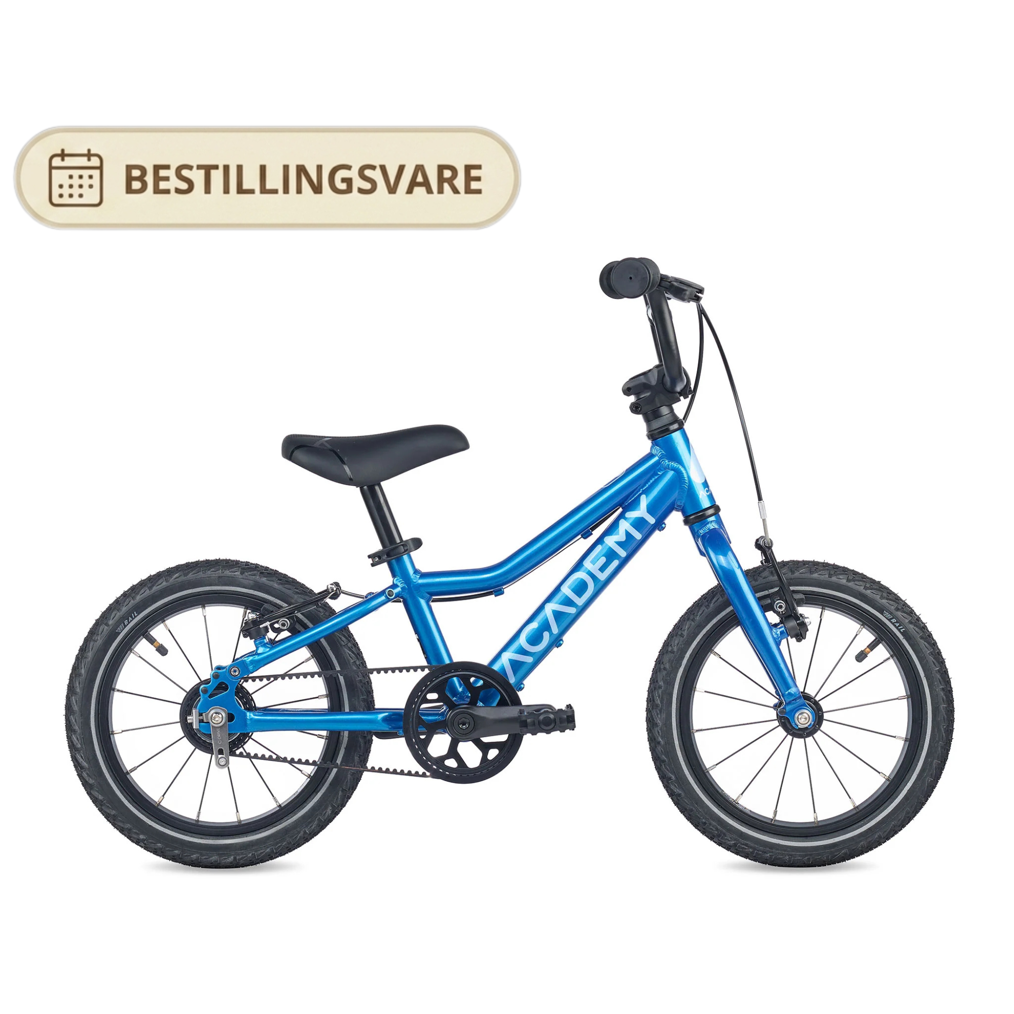 Academy - 14" Perleblå Belt børnecykler COOLMOBILITY