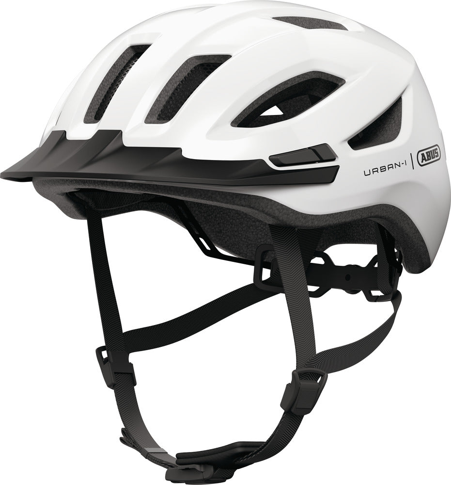Abus Urban-I 4.0 shiny white hjelme Abus