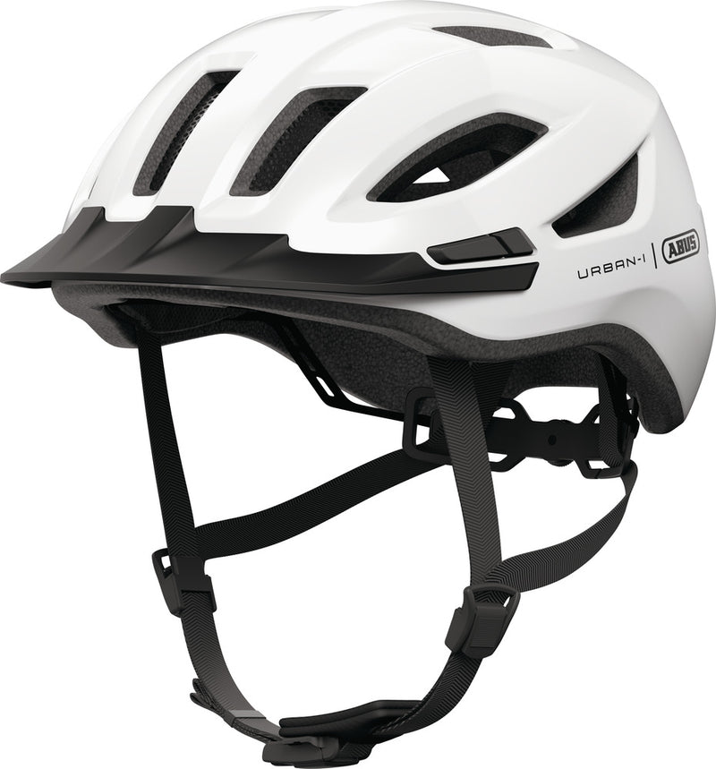 Abus Urban-I 4.0 shiny white hjelme Abus
