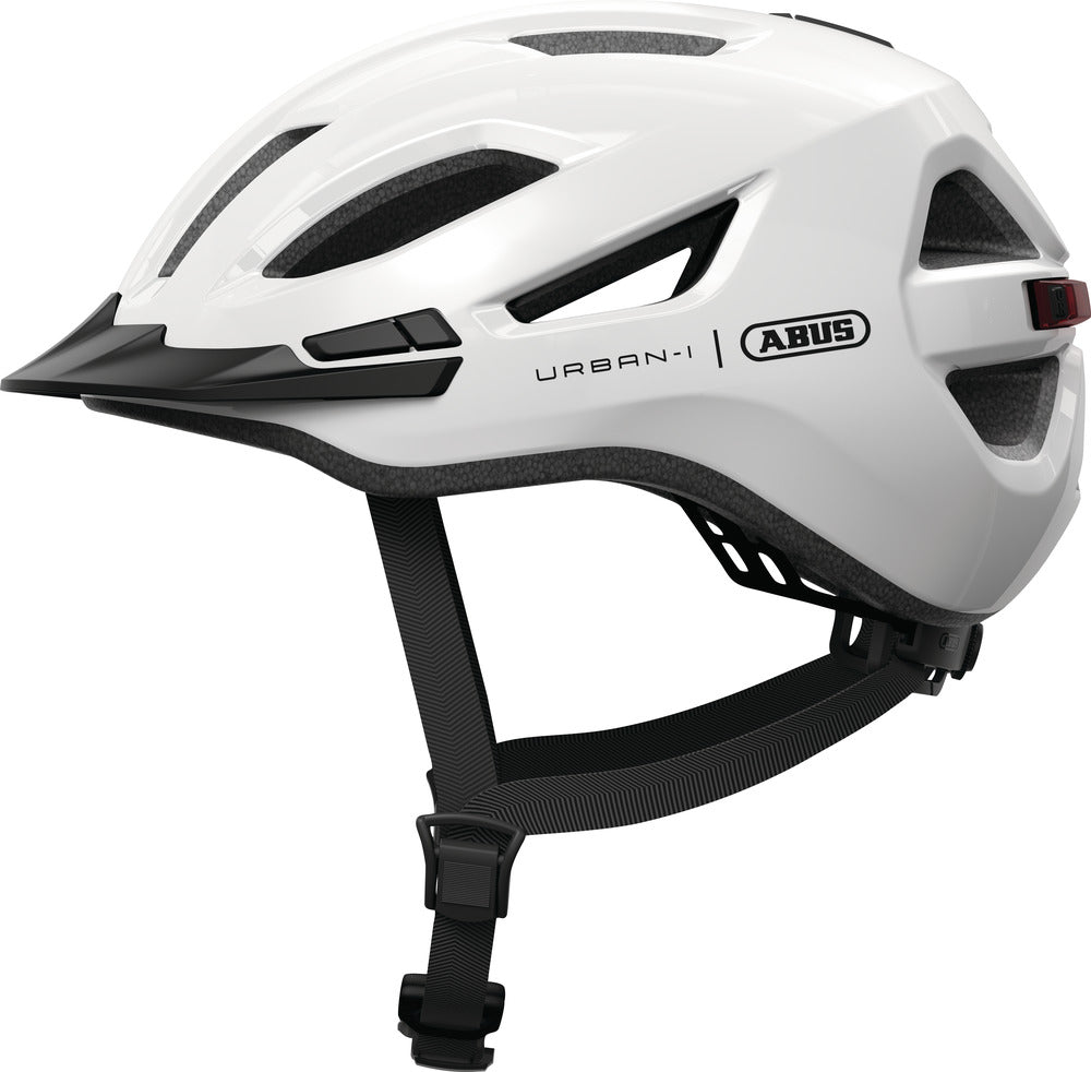 Abus Urban-I 4.0 shiny white hjelme Abus