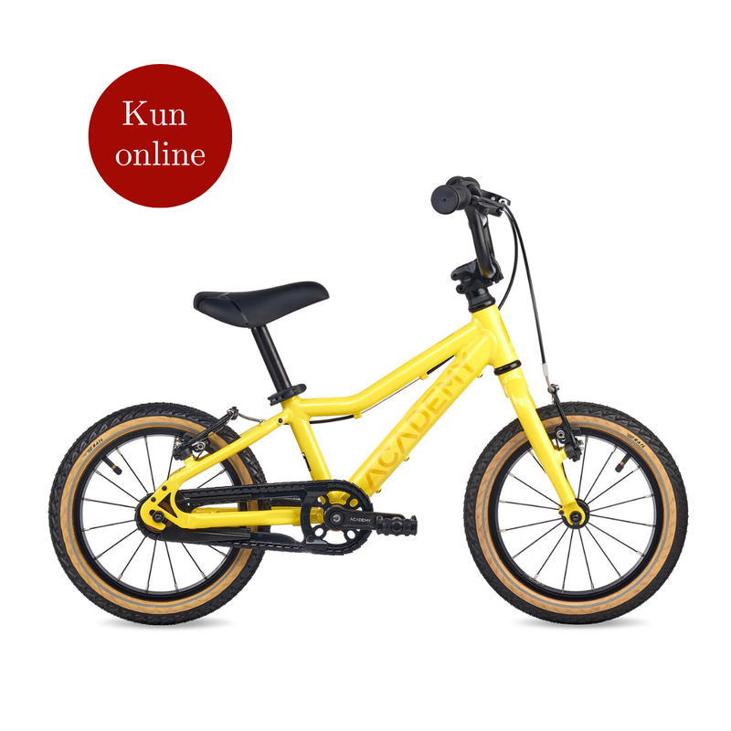 Academy - 14" Gul børnecykler COOLMOBILITY