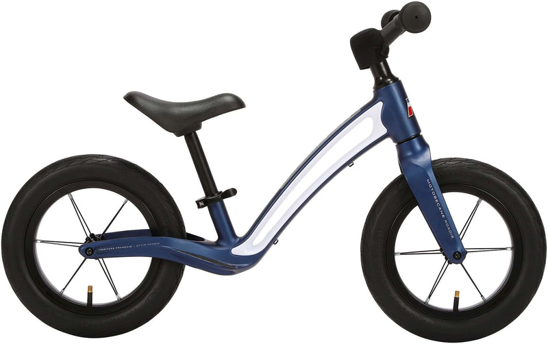 Motobecane Roadie Unisex 12 tommer, mat blå m. hvid løbecykel Hf Christiansen