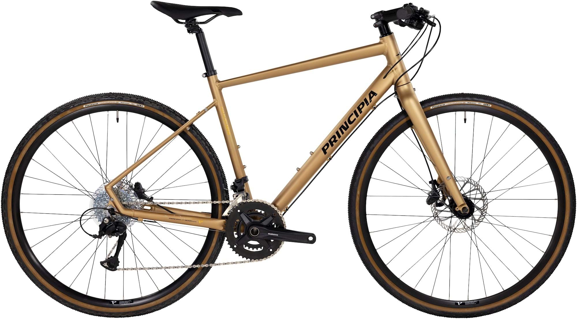 Principia Gravel H10 Unisex - Mat guld Hybrid/Gravel Cykler Hf Christiansen