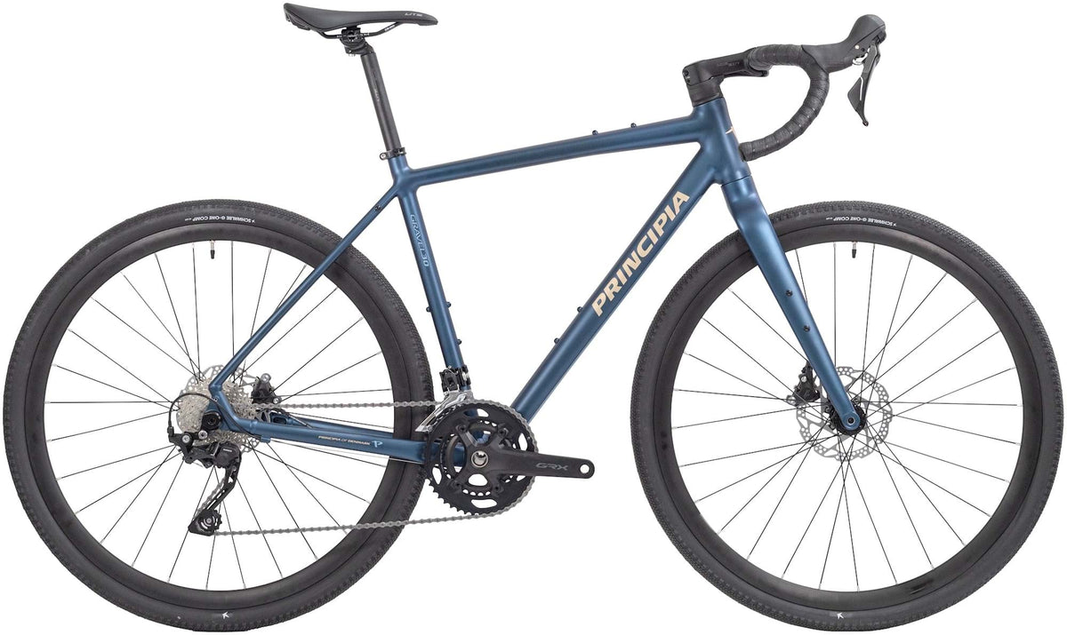 Principia Gravel 30 Unisex - Mat mørk blå