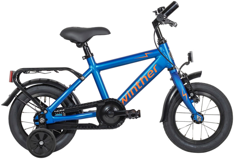 Winther 150 12" Børnecykel mat blå (2026) børnecykler Hf Christiansen