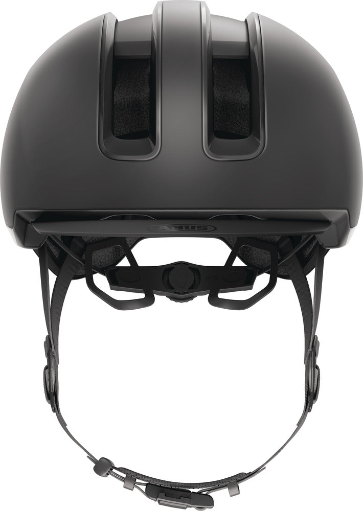 ABUS Hud-Y Cykelhjelm – Velvet Black hjelme Abus