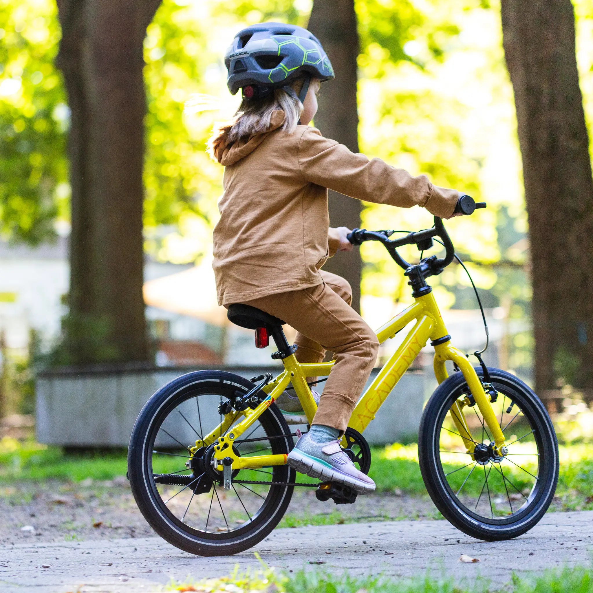 Academy - 14" Perleblå Belt børnecykler COOLMOBILITY