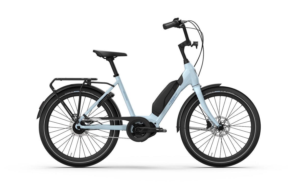 E-jopo 5v 24" - Lys blå el cykel Jopo