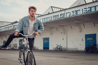 Vesterbro cyklen Herre Blå Cykel Saxil