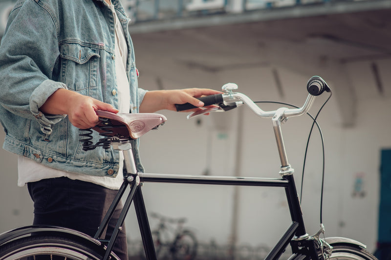 Vesterbro cyklen Herre Blå Cykel Saxil