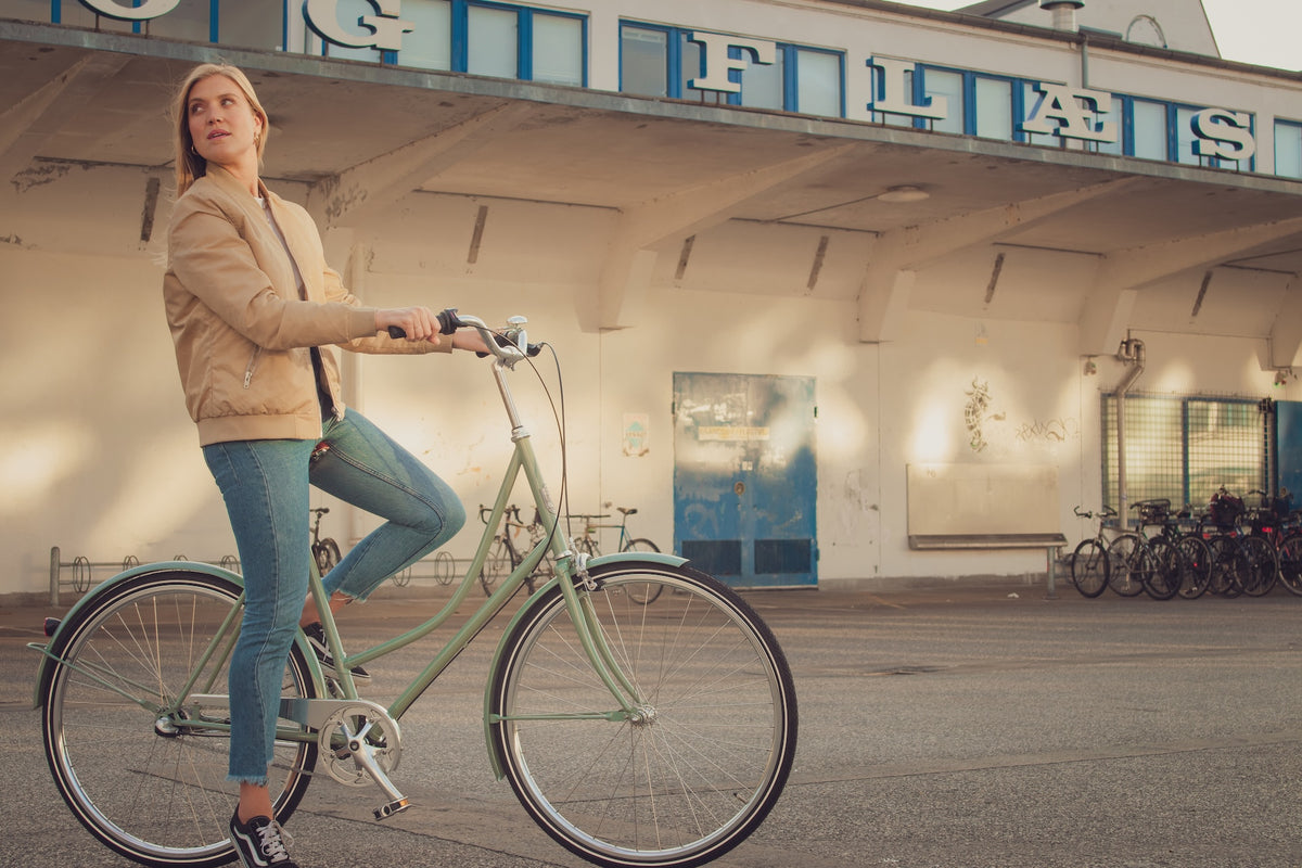 Vesterbro cyklen Dame Blå - Saxil Cykler - Cykel