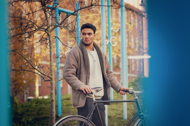 Nørrebro cyklen Herre Sort Cykel Saxil