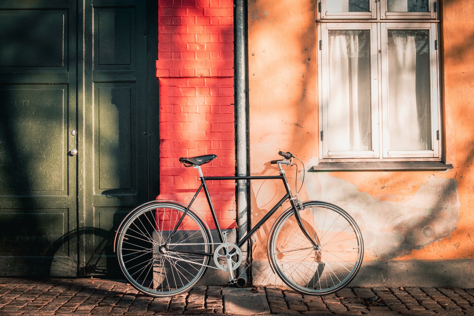 Nørrebro cyklen - sort herrecykel - miljø - 3 gear - klassisk - Elegant design - bycykel