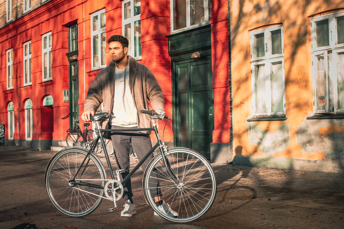 Nørrebro cyklen Herre Sort - Saxil Cykler - Cykel