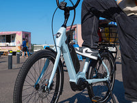 E-jopo 5v 24" - Lys blå el cykel Jopo